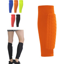 Shindefender Shin Guards with Honeycomb Pads – Kids & Adult Compression Sleeves, Compatible with Shin Defender