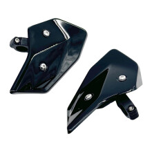 2 Pieces Motorcycle Side Wind Deflector Windscreens Motorbike Windshields Parts Premium Wind Screen Deflectors for V85TT Black