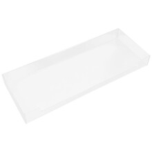 Transparent Keyboard Cover Acrylic Keyboard Case 1Set Dustproof for Office Use