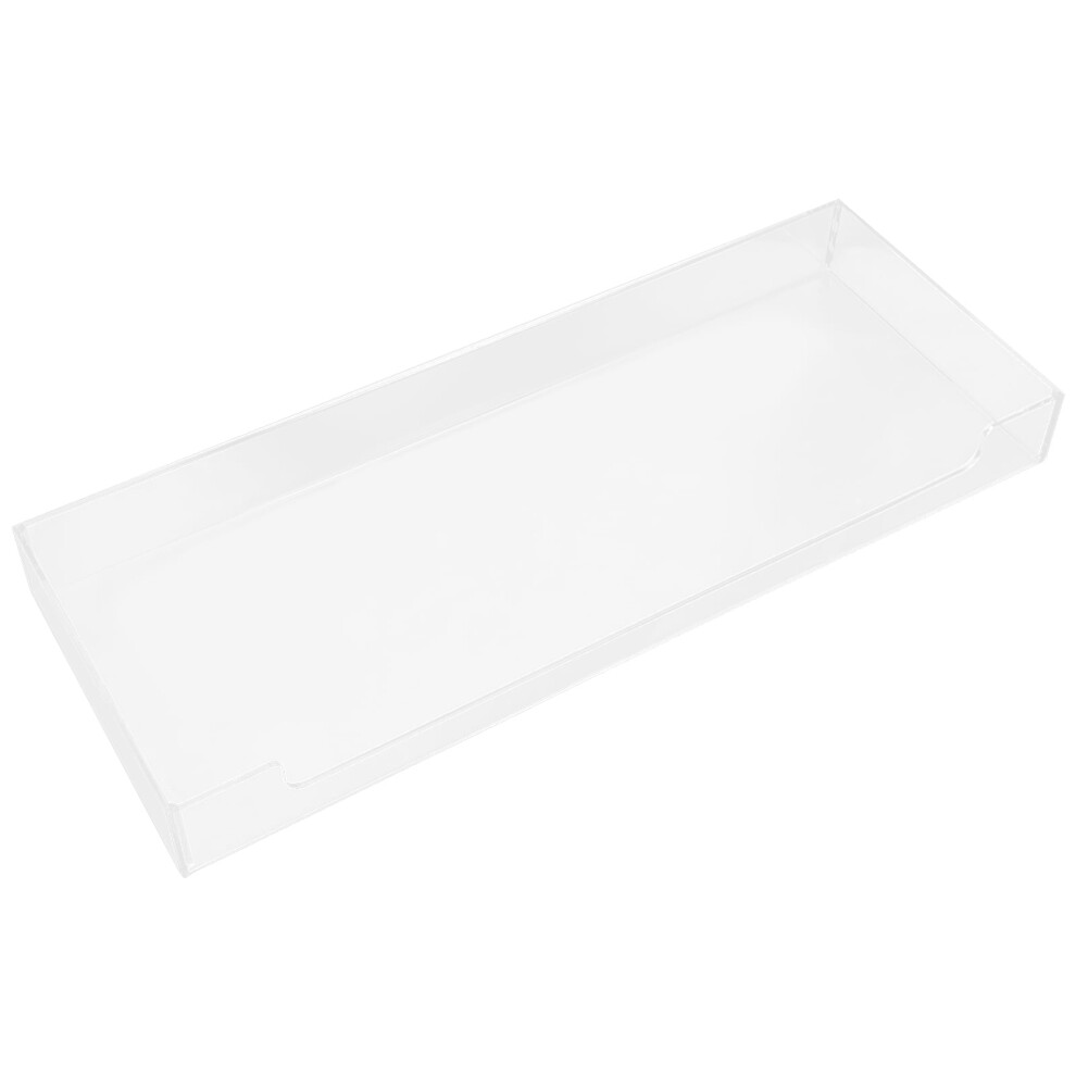 Transparent Keyboard Cover Acrylic Keyboard Case 1Set Dustproof For Office Use 9399596208213