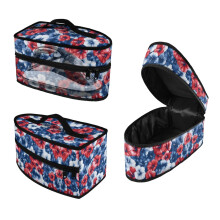 Travel Irons Organizer Flowers Lightweight Iron Accessories Protective Iron Accessories Travel Case Steamer Oganizer, Bag Only
