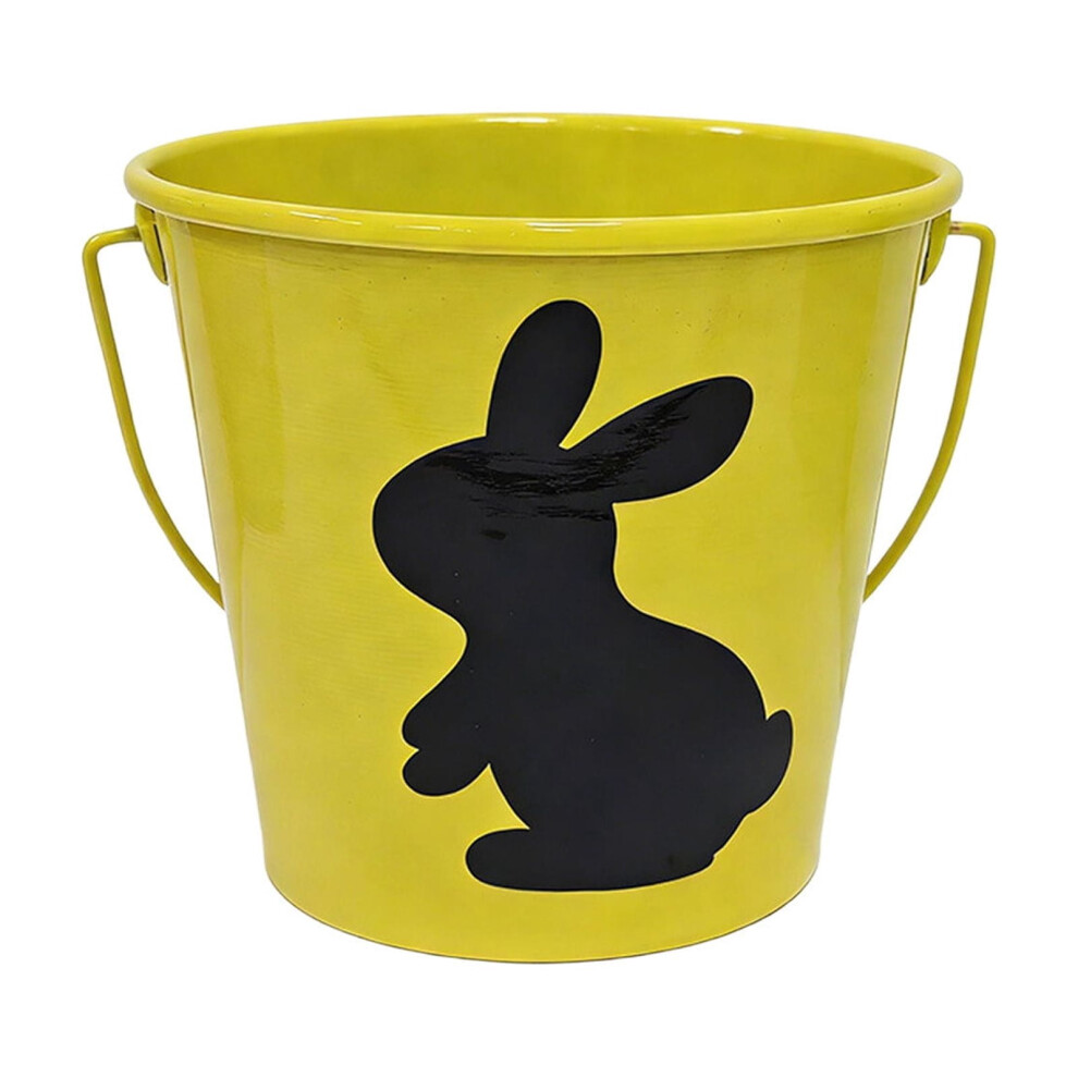 Easter Tin Bunny Candy Bucket For Children, 1 Piece 975221494139