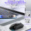 AULA SC660Ασύρματο ποντίκι Bluetooth Gaming Mouse10000DPI Οπτικός αισθητήρας μακροεντολών 6