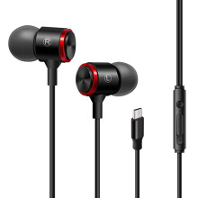 FERSWE USB-C Headphones Compatible with Samsung S23/S22/S21/S20/A53/A54, Galaxy Flip, Pixel 6/6a/7a, OnePlus – Magnetic In-Ear, Mic, Volume Control,