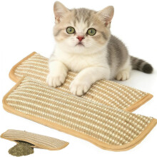 Interactive Catnip Chew Toy with 6000mg Organic Catnip, 2 Pack Interactive Catnip Toys for Indoor Scratching, Chewing & Teething