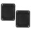 2PCS Rectangular Bass Radiator Speaker Passive Subwoofer Diaphragm Plate for Car Speaker Replacement Enhanced Sound for Various Devices 6