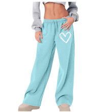 Wide Leg Sweatpant for Womens High Waist Loose Workout Gym Casual Activewear Athletic Pocket Pants