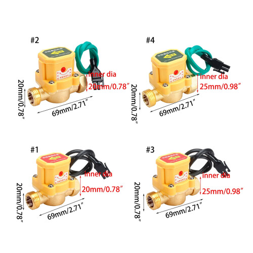 Power Pump Circulation Pump G1/2 x G1/2 with Flow Sensor 1