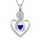 Infinity Cremation Necklace with Heart Birthstone Locket 1