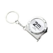 Portable Mini Tape Measure with Keychain, Carbon Steel, for DIY, Sewing, Tailoring and Household Use