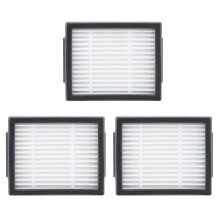 Filtro de alta eficiência para aspirador robô Roomba i7E5E6, conjunto de substituição de alto desempenho, fácil instalação, 3 filtros de longa