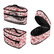 Portable Travel Iron Carrier Bag Reusable Strawberries Compatible with Most Iron Garment Steamer Box Travel Steamer Holder, Case Only