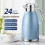 Θερμική καράφα 78OZ/2.3L, μονωμένη καράφα ανοξείδωτου χάλυβα με διπλό τοίχωμα, 2