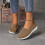Γυναικεία Παπούτσια Τένις Willtoo, Γυναικεία Slip-on Flat Παπούτσια, Άνετα Πλεκτά 2