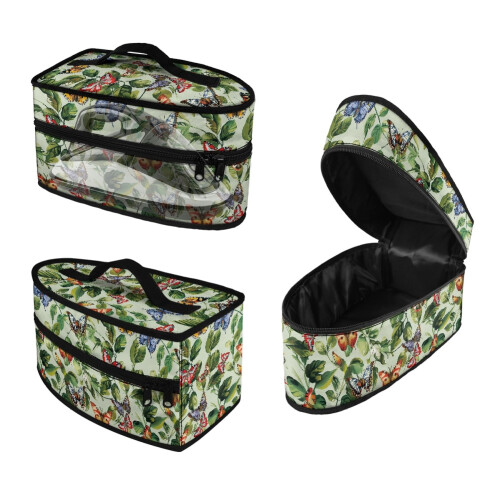 Butterfly Leaf Portable Iron Organizer Polyester Universal for Most Irons Durable, Bag Only
