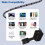 Conjunto com 2 carregadores USB e cabos de 3 metros, compatíveis com iPhone 14/13. 7
