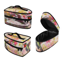 Iron Holder Bag Protective Iron Accessories Portable Travel Steamer Storage Bag Holder Organizer Hummingbird Flowers Valentine's Day, Bag Only