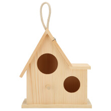 Birdsong Symphony, Unique Exquisite Design, Moisture-Resistant Bird Nests, Perfect Size For Small Birds, Easy-To-Clean Door For Outdoor Hanging (2Pcs)