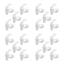 20Pcs Plastic Water Cooler Replacement Tap Easy Install White Spigot