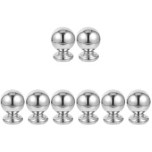 8Pcs Stainless Steel Fence Finials Silver for DIY Garden Fence Posts
