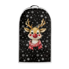 Christmas Reindeer Pattern Dust Cover for Kitchen Use AntiSlip, Lightweight Keep Clean 15.94"H x 9.45"L x 7.28"W