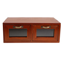 Wooden Monitor Stand with Drawer for Laptop and Desktop