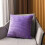 Purple Throw Pillows Polyester Cover PP Cotton Filling 2 1