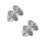 4Pcs LED Light Reflector Cup Silver Aluminum for Flashlight Repair 1