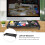 Small Monitor Riser Black Plastic 1 Pc 52.5x23 cm with USB 6