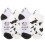 4 Pairs Lovely Cow Pattern Short Socks Creative Printing Socks Anklet Sock 1