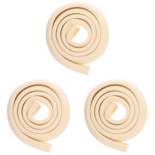 3Pcs Desk Edge Protector Guard Beige Nbr Child Proof Safety Cushion