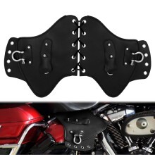 Motorcycle Heat Saddle Shield PU Leather Deflector for