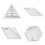 Transparent Quilting Sewing Patchwork Ruler Measuring Template Hexagon DIY Handmade Tailor Supplies Tools 3