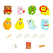 First DIY Sewing Kit Set Box Children's Kids Art Craft Activity Toy Hot Y0