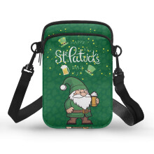 Weihnachtsmann-Schultertasche für Erwachsene, Umhängetasche aus Polyester mit Schultergurt