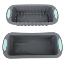 2‑Pack Silicone Loaf Pan – Non‑Stick, Heat‑Resistant Baking Tray for Bread, Cakes, Brownies & Meatloaf