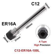 C-8-10-12-16-20-25mm ER-8-11-16-20-A Straight Shank Extension Collet Chuck Tools