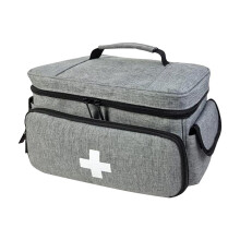 First Aid Bag Travel Emergency Organizer Lightweight Home First Aid Box Empty Storage Bag for at Home Kitchen Business Office