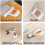 Mini foldable desktop mop with sponge head for wet/dry use 5