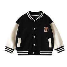 Boys Winter Jacket Toddler Boys Girls Long Sleeve Outwear Jacket Coat Patchwork Baseball Clothes for Toddler Kids Boys