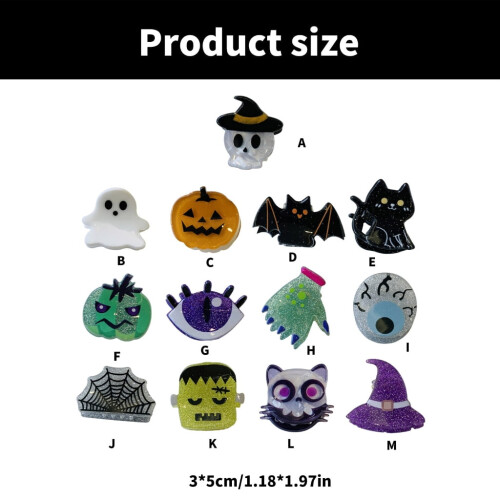 Halloween hårklemme til kvinder og piger 2