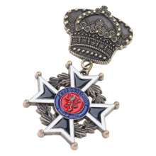 Antique Badge Historical Emblems Martial Enthusiast Badge Brooch Pin for Antique Styles Accessories and Event Display
