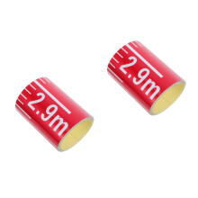 2Pcs Durable PVC Water Level Meter Indicator Sticker in Red