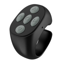 Telecomando wireless per fotocamera (confezione da 2) per smartphone – Compatibile con iPhone/Android, include cavo di ricarica
