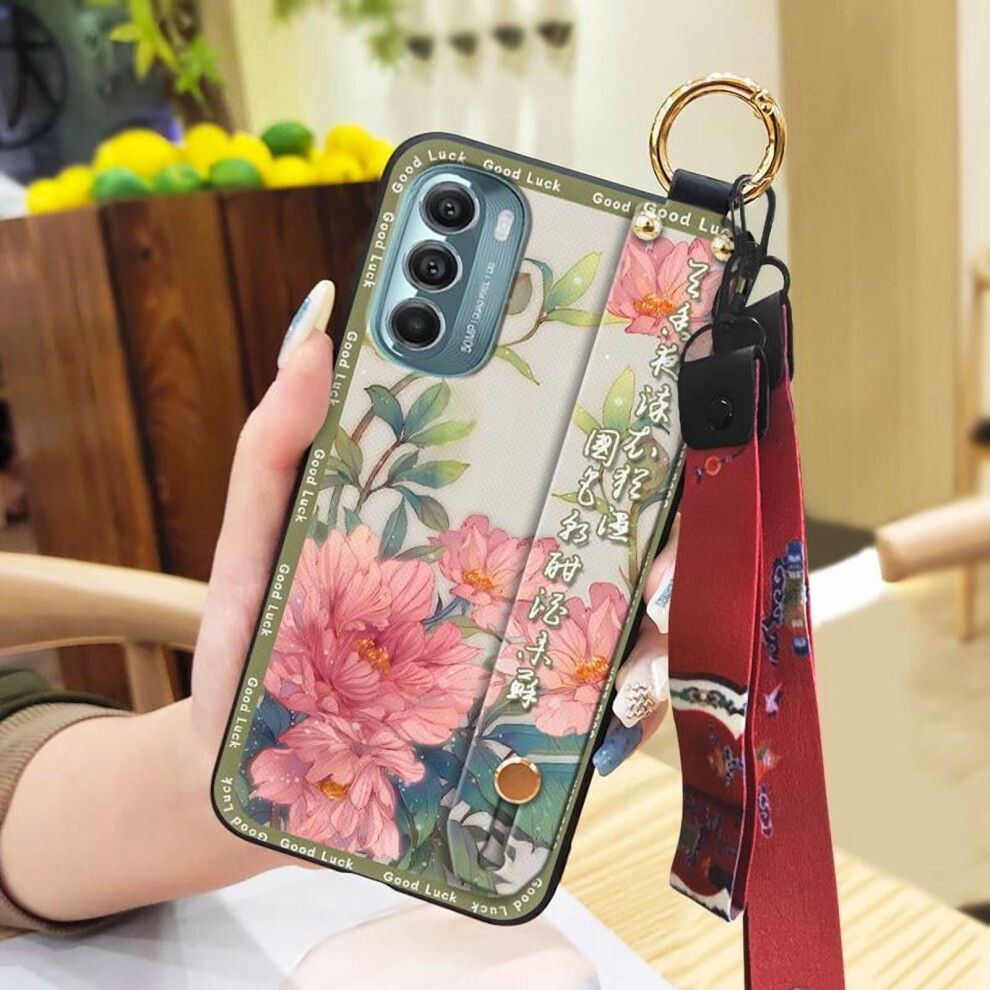 Moto G Stylus 5G 2022 Phone Case Â Silicone, Shockproof, Waterproof, Wrist Strap, Kickstand, Lanyard, Ring, Chinese Style, Compatible With Moto G 9085618886742