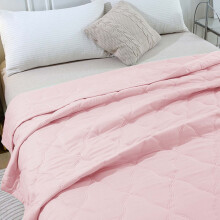 180200cm/70.8678.74in Breathable Quilted Throw Blanket - Soft & Lightweight, Skin-friendly, Breathable, Summer Weight Bedding for All Seasons
