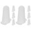 8Pcs White Silicone Cake Decorating Tip Covers for Home Baking Use 1