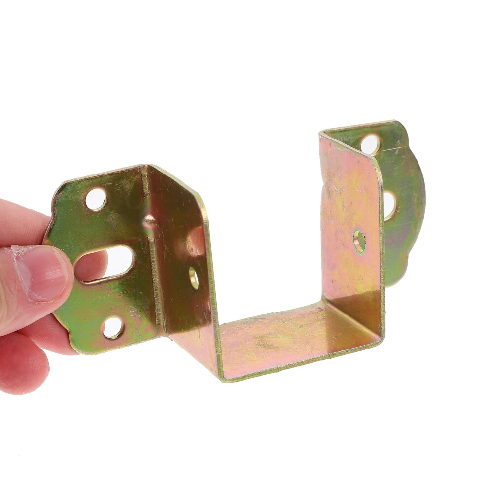 10Pcs Fence Bracket Galvanized Iron Brackets Wood Rail Support Bracket Fence Repair Kit 9193271876496
