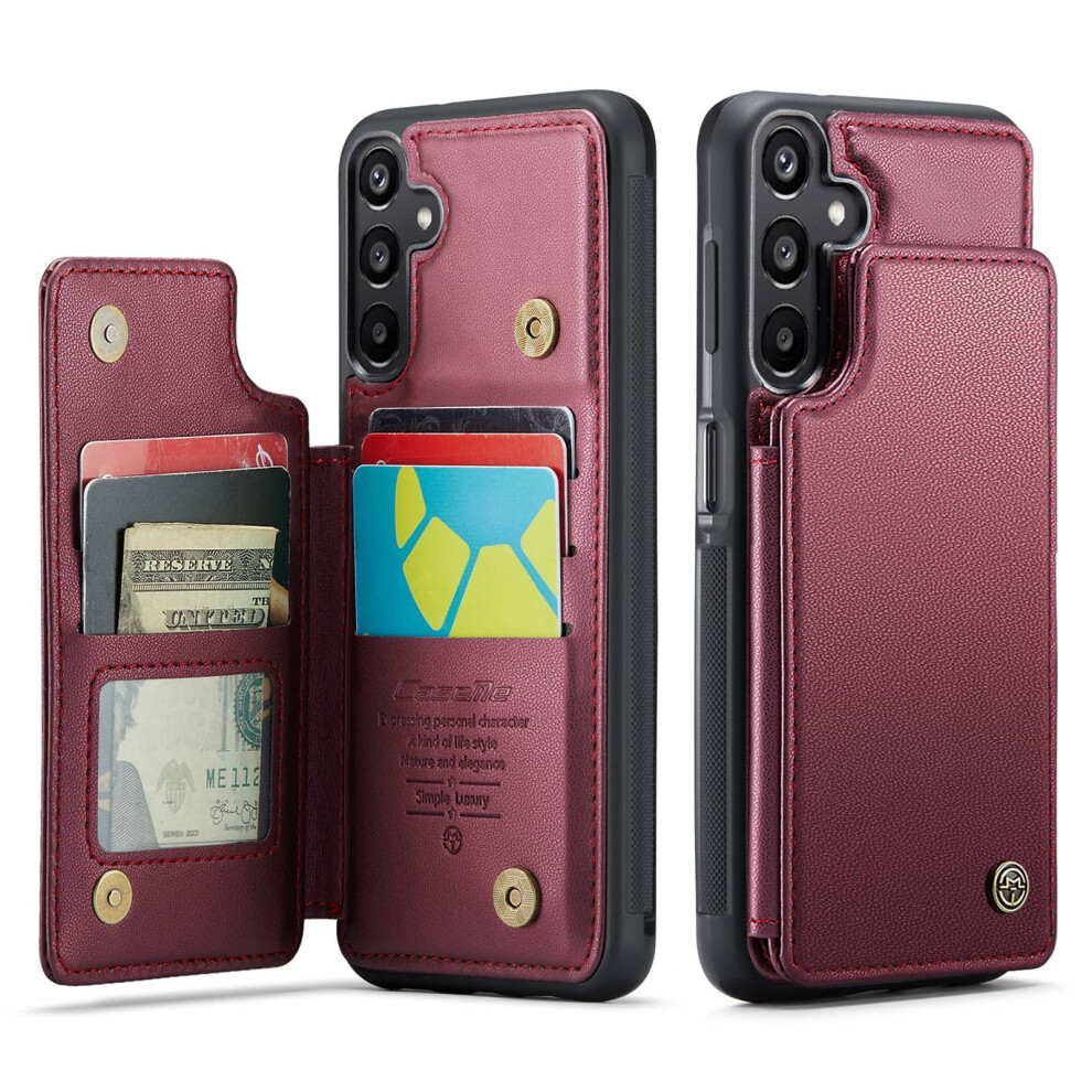 Samsung Galaxy A16 Case With Card Holder, Rfid-Blocking Wallet, Leather Kickstand, Magnetic Clasp & Shockproof Â Compatible With Samsung Galaxy A16 9485826670124