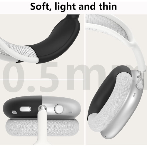 Θήκη σιλικόνης για AirPods Max – Μαξιλάρι αυτιών, κάλυμμα ακουστικών και κάλυμμα 1